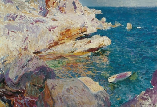 'Rocas de Jávea y el bote blanco' (1905)