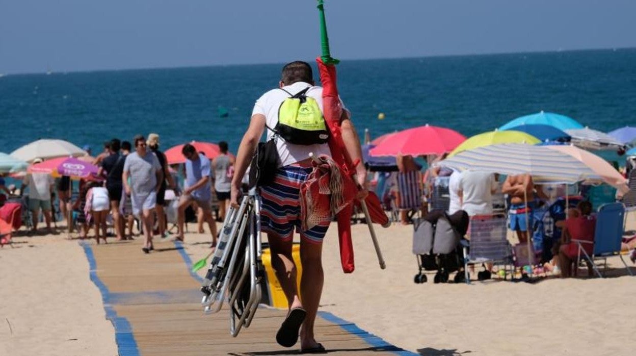 Playa de la Costilla en Rota