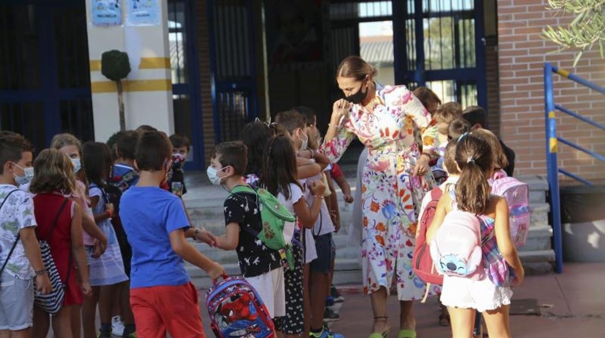 Inicio del curso escolar en el colegio Tartessos de Sevilla