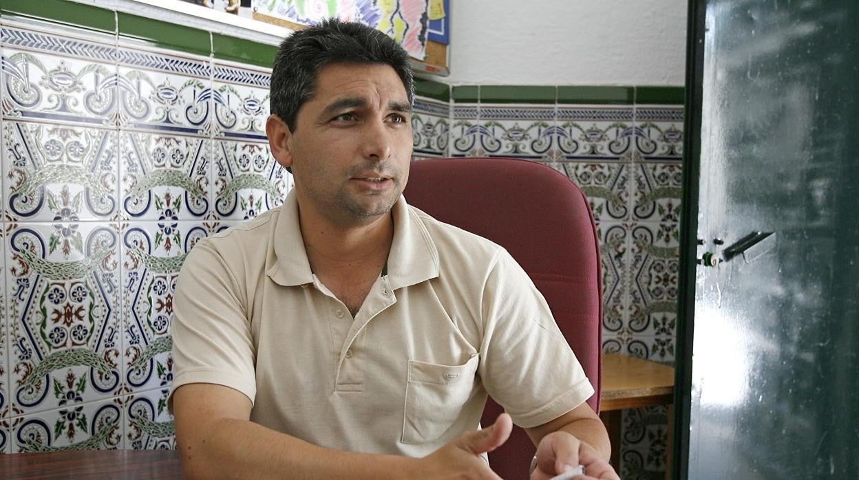 Juan José Cortes, padre de Mariluz, en una foto de archivo