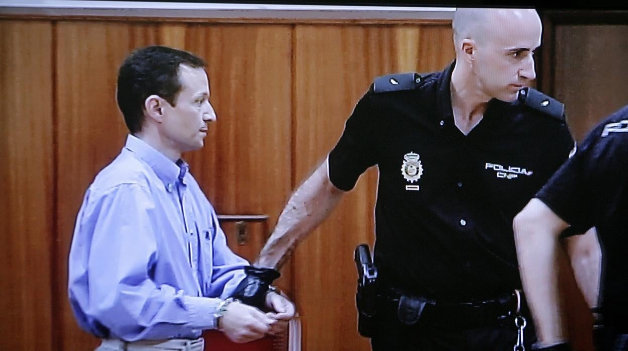 Bretón, durante el juicio por el doble asesinato