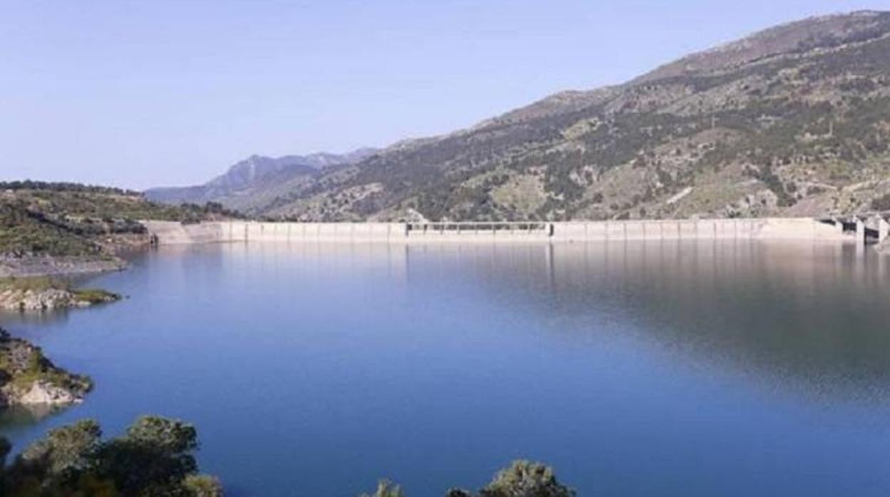 Imagen de la presa de Rules en Granada