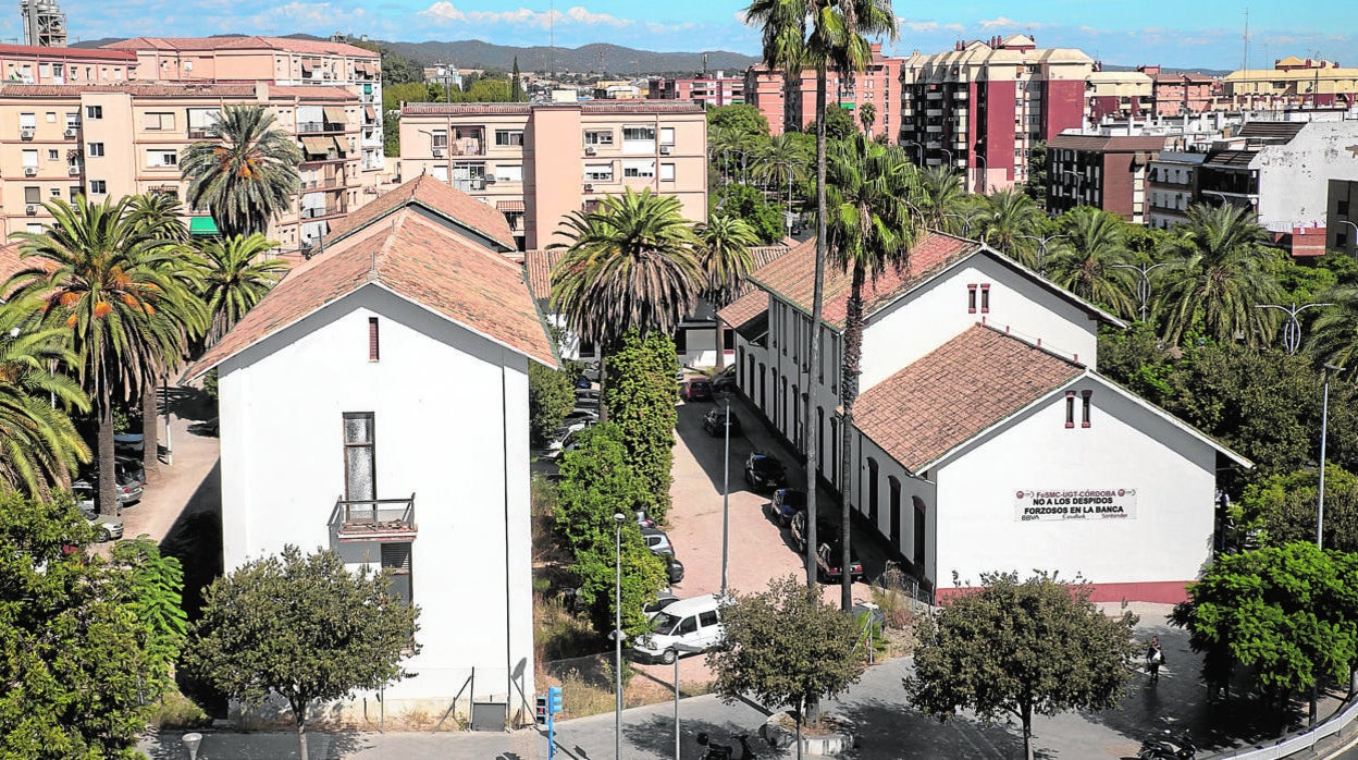 Pabellones del Hospital Militar, donde se pretende levantar el Centro de Emergencia Habitacional