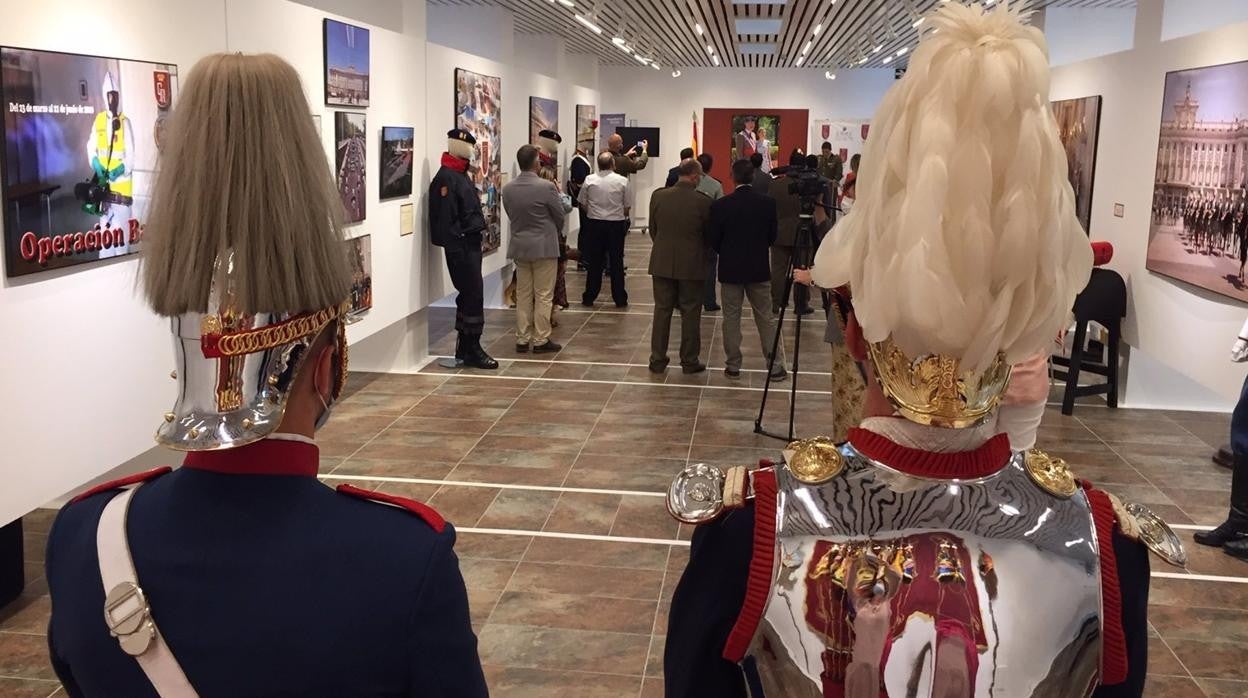 Miembros de la Guardia Real en uno de los actos en Huelva