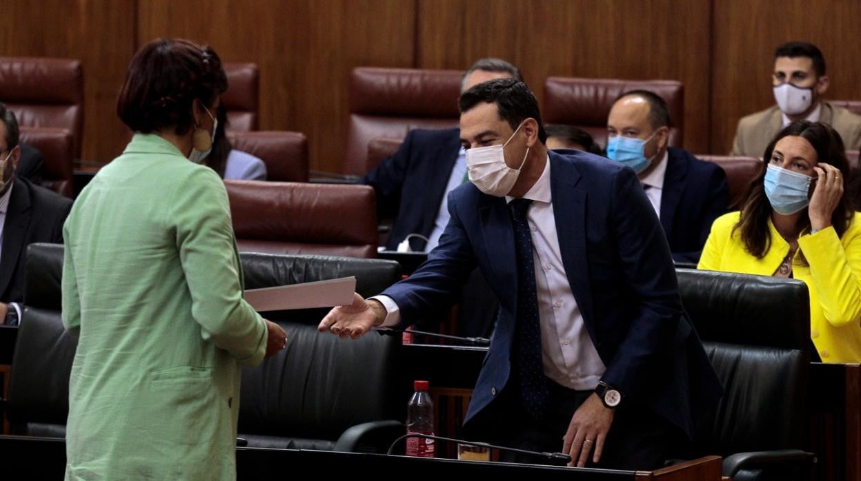 Un momento de la sesión del Debate sobre el Estado de la Comunidad este jueves en el Parlamento