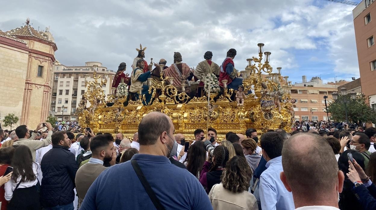 El trono de la Sagrada Cena, en la plaza de Fray Alonso de Santo Tomás