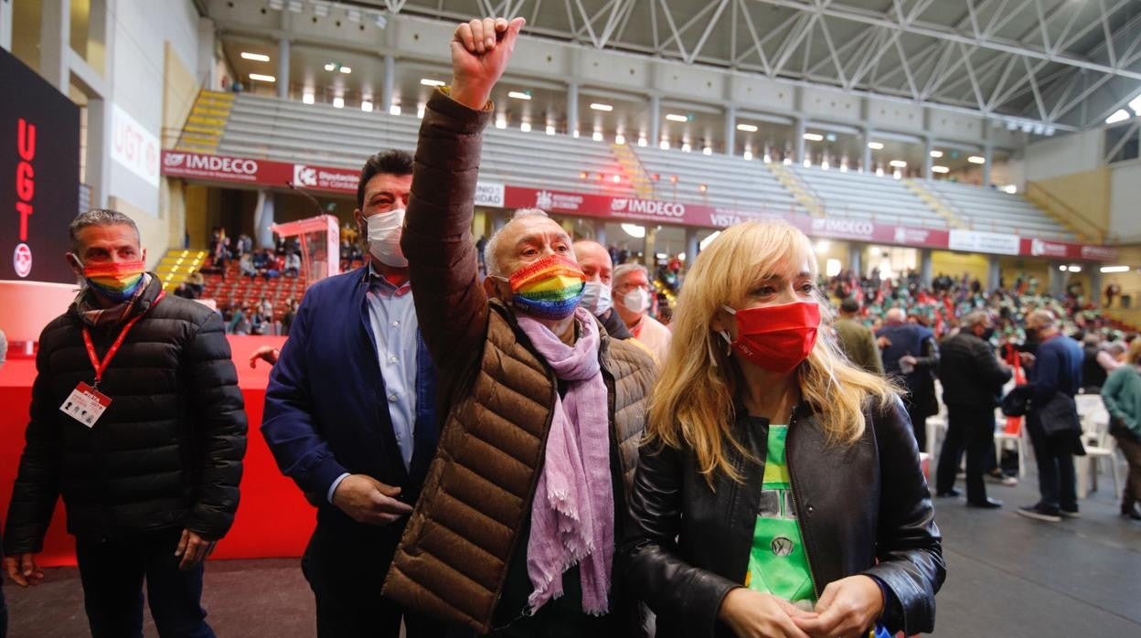 El líder de UGT, hoy en la Asamblea Confederal del sindicato que se celebra en Córdoba