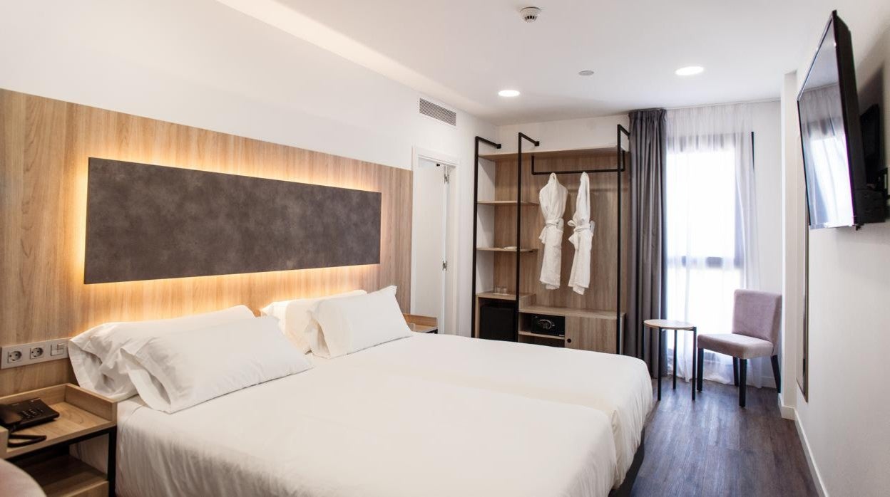 Imagen de una de las habitaciones del nuevo hotel 'Sercotel Córdoba Delicias'