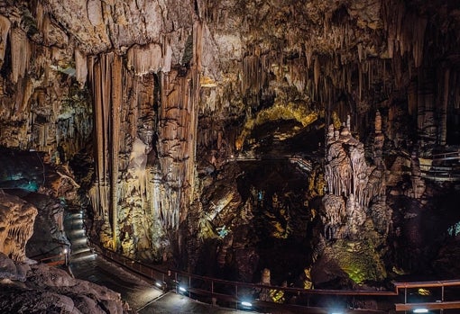 Sala del Cataclismo, punto de la Cueva en el que se ha hallado la pintura