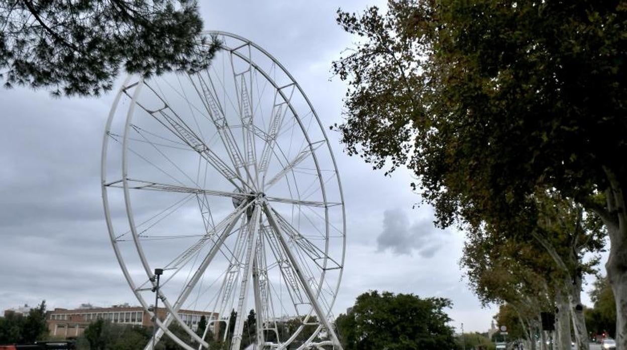 Noria instalada en la Navidad del año pasado en Sevilla