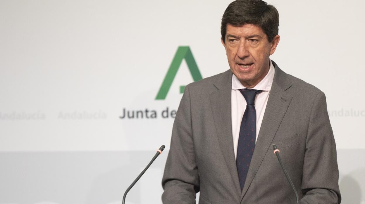 Juan Marín, vicepresidente del Gobierno andaluz y líder del partido Ciudadanos en Andalucía