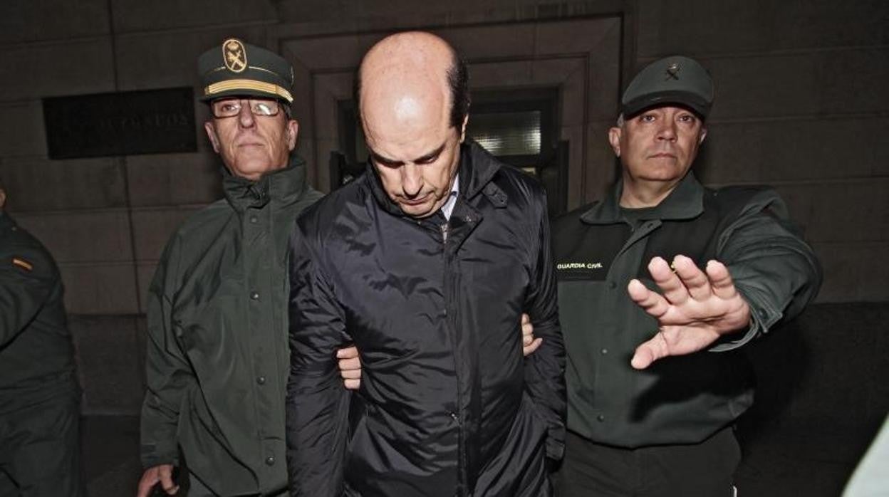 El exdirectivo de Vitalia Antonio Albarracín tras declarar en el Juzgado en marzo de 2013