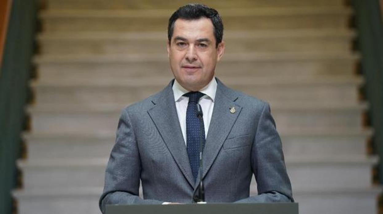 El presidente de la Junta, Juanma Moreno