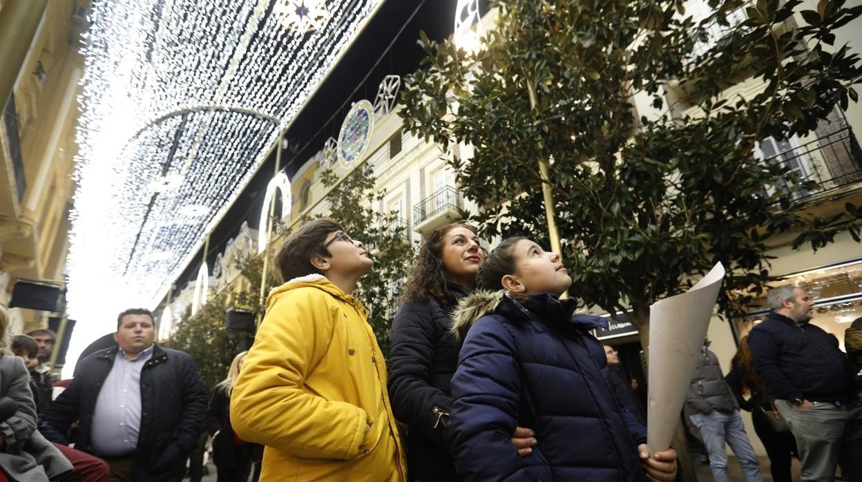 Edición en 2019 del espectáculo navideño en la calle Cruz Conde de Córdoba