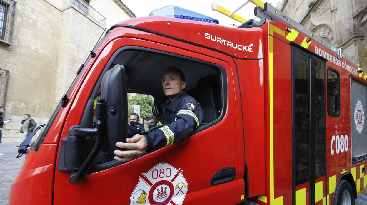 Camión de bomberos en Córdoba