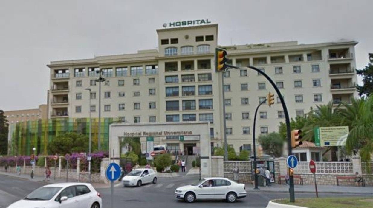 Entrada al Hopistal Regional de Málaga