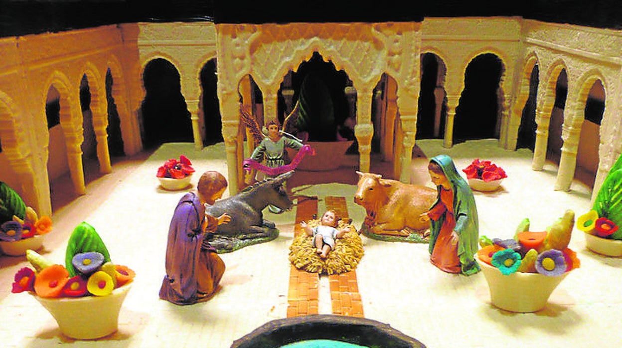 Nacimiento de Galleros en el escenario de la Alhambra de Granada