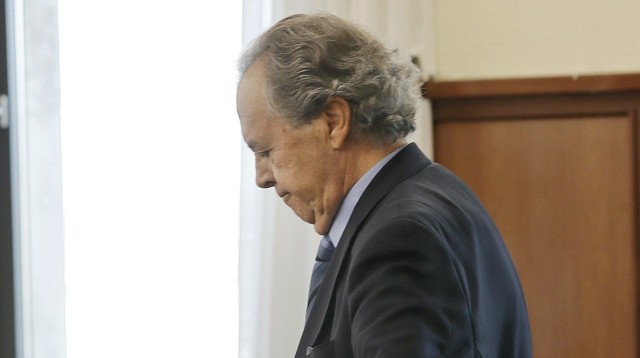 El expresidente de Invercaria Tomás Pérez-Sauquillo en uno de los juicios de esta macrocausa