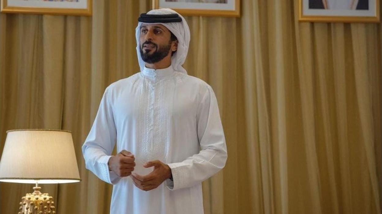 El príncipe de Baréin propietario del Córdoba, Shaikh Nasser bin Hamad Al Khalifa