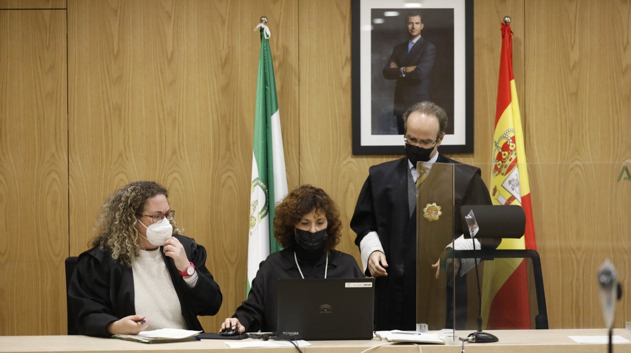 Antonio Fuentes, juez de lo Mercantil, en la sala