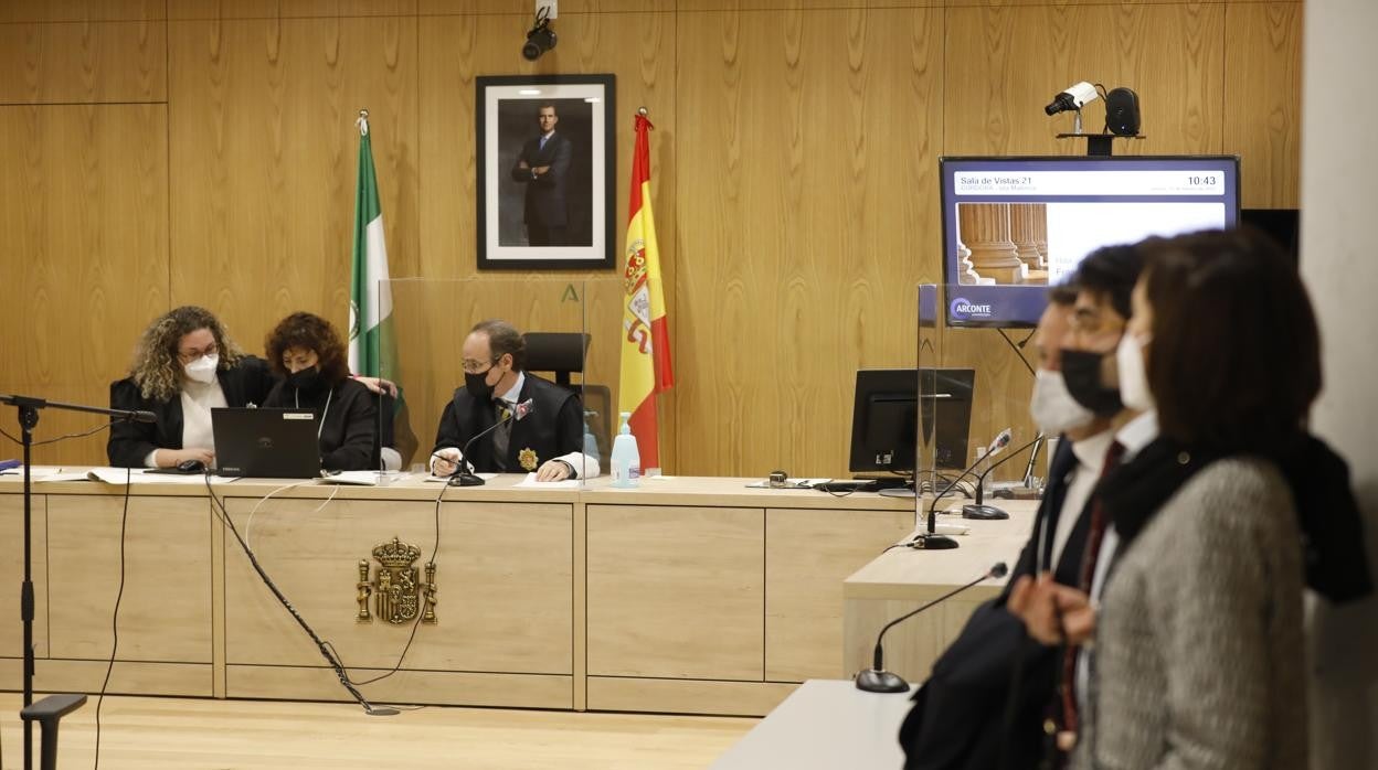 Sesión celebrada este martes en el Juzgado de lo Mercantil de Córdoba sobre el futuro de Rabanales 21