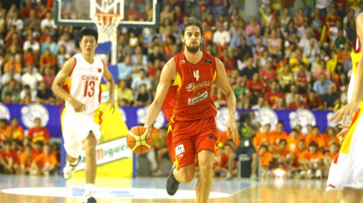 Paul Gasol en su única visita a Vista Alegre