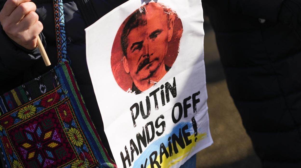 Protesta contra el ataque ruso