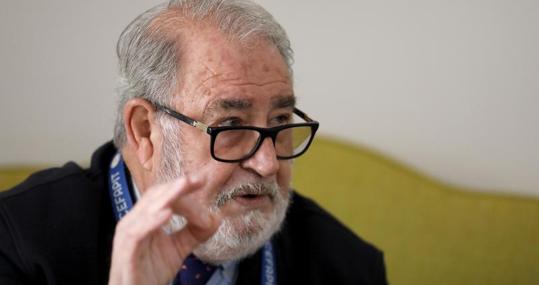 Luis Recio durante la entrevista a ABC