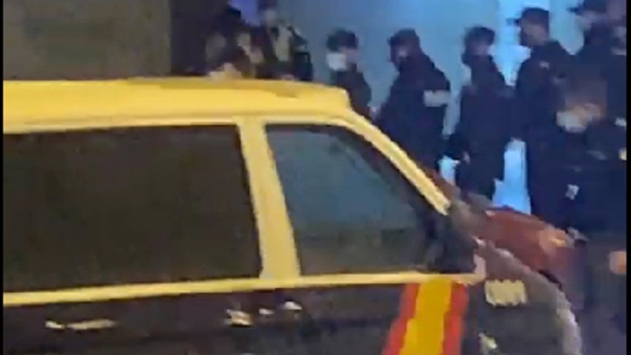 Captura de uno de los vídeos sobre los altrercados posteriores al tiroteo en Huelva