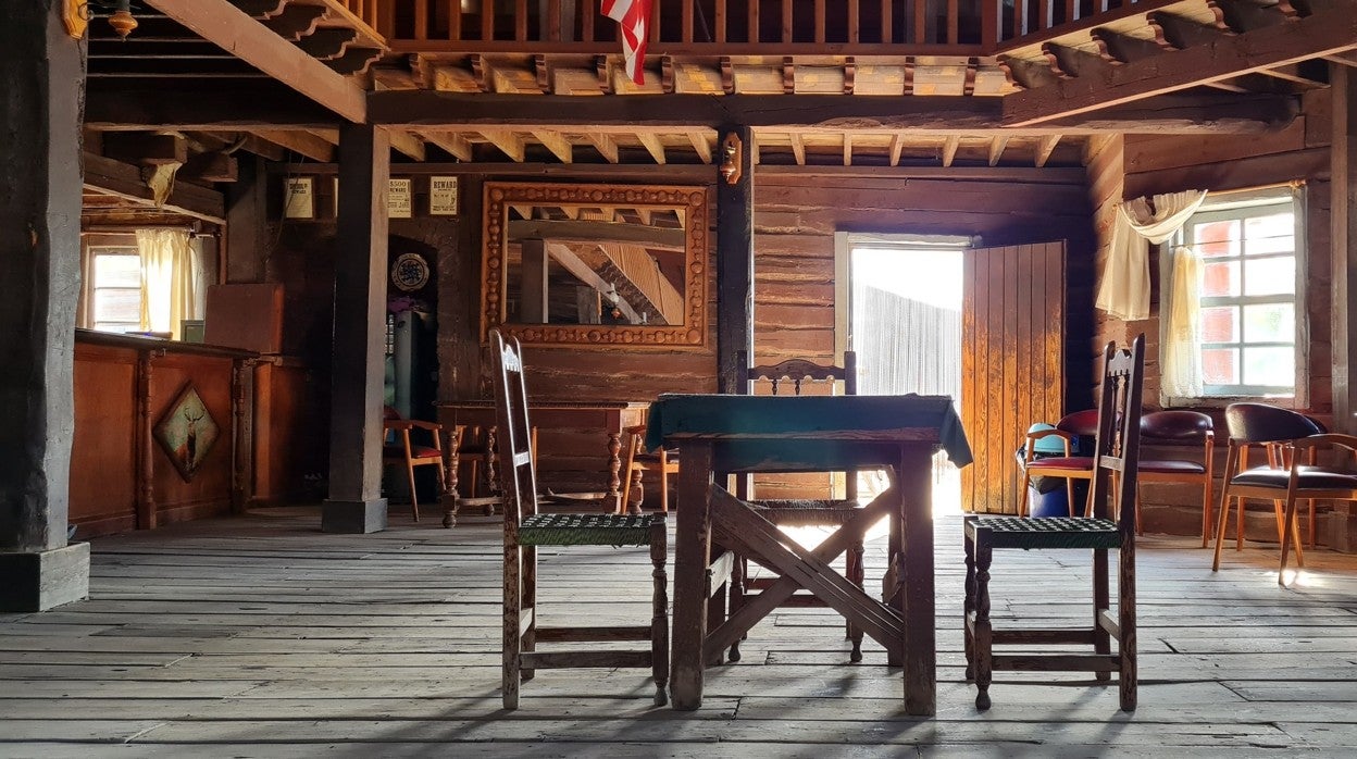 'Saloon' del poblado 'Western Leone' en Tabernas.