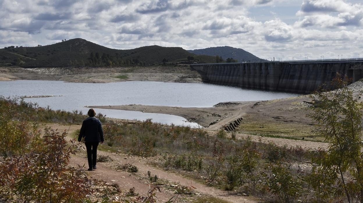 Estado en que se encuentra el pantano de Aracena en Huelva