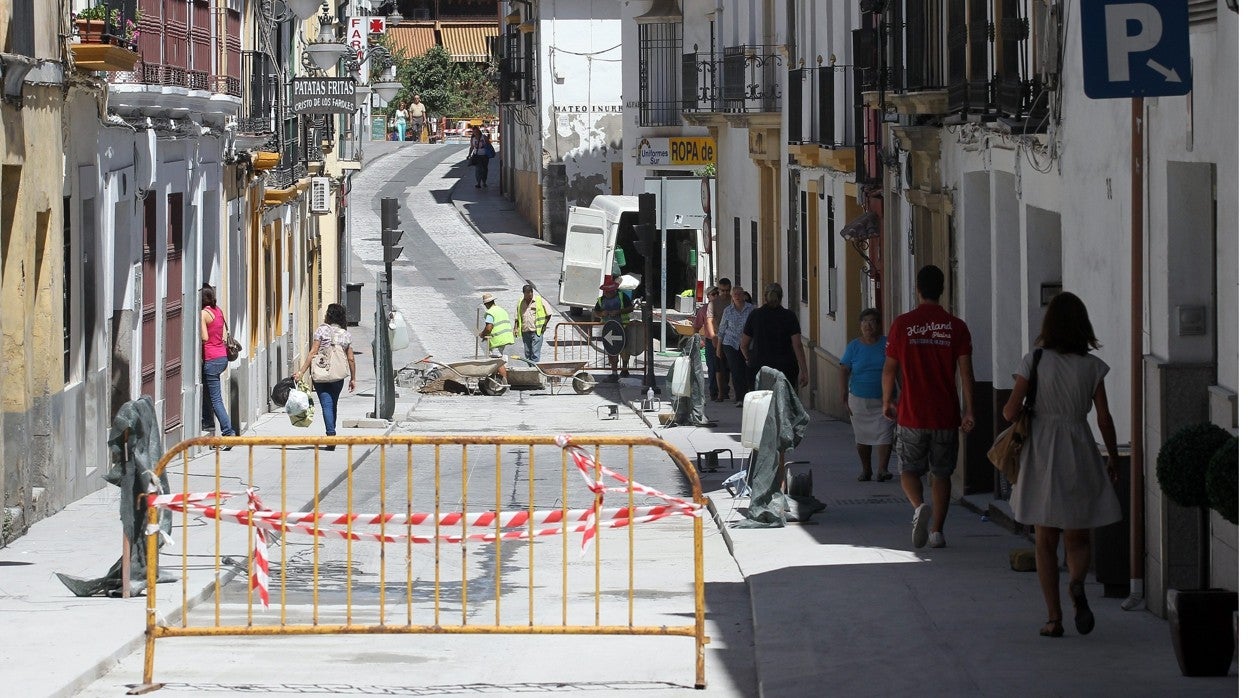 Obras en Alfaros en 2012