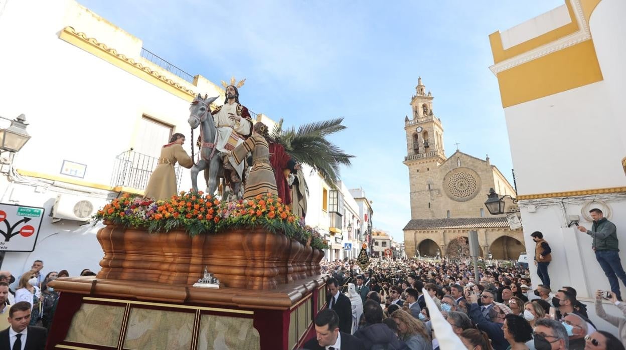 El misterio de la Entrada Triunfal, al salir de San Lorenzo