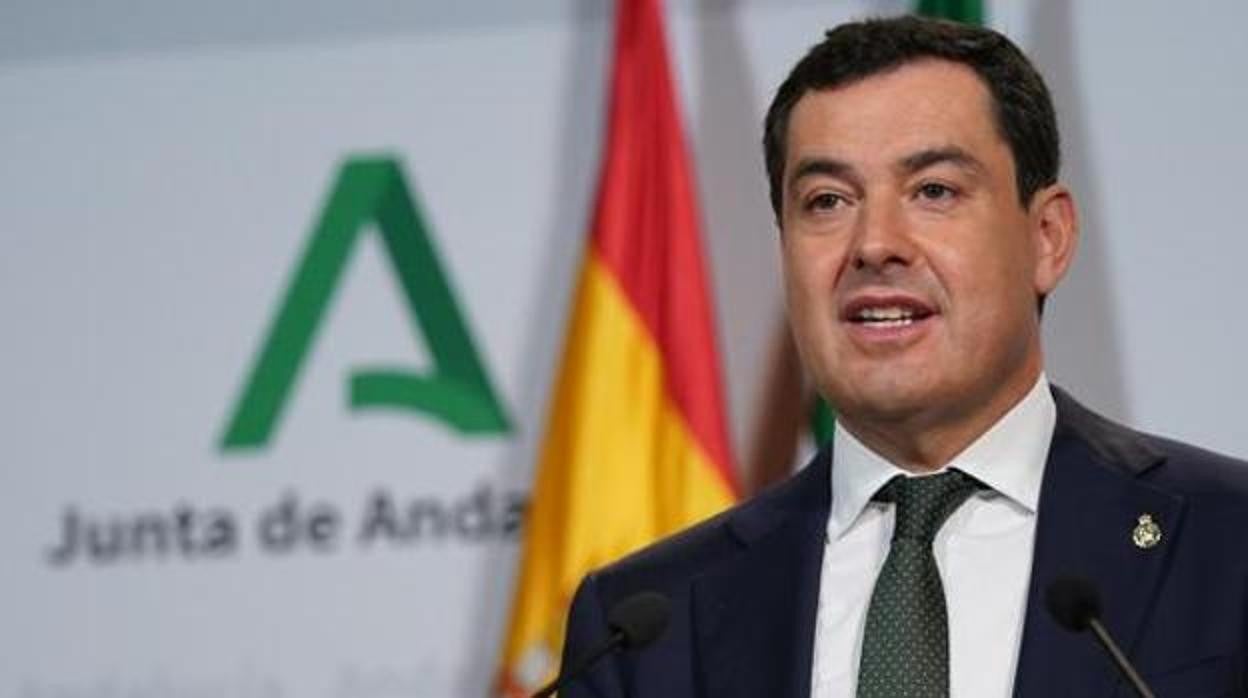 El presidente de la Junta, Juanma Moreno