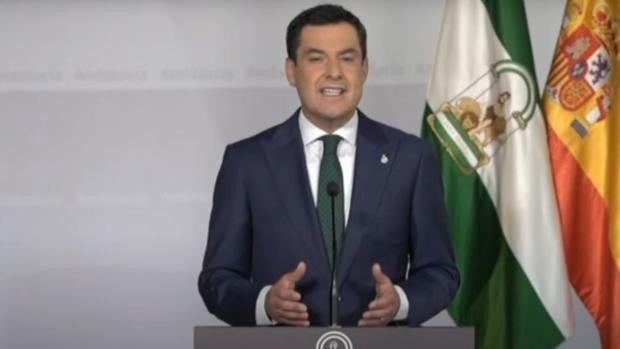 Juanma Moreno justifica el adelanto electoral en la situación económica y la necesidad de Presupuesto para 2023