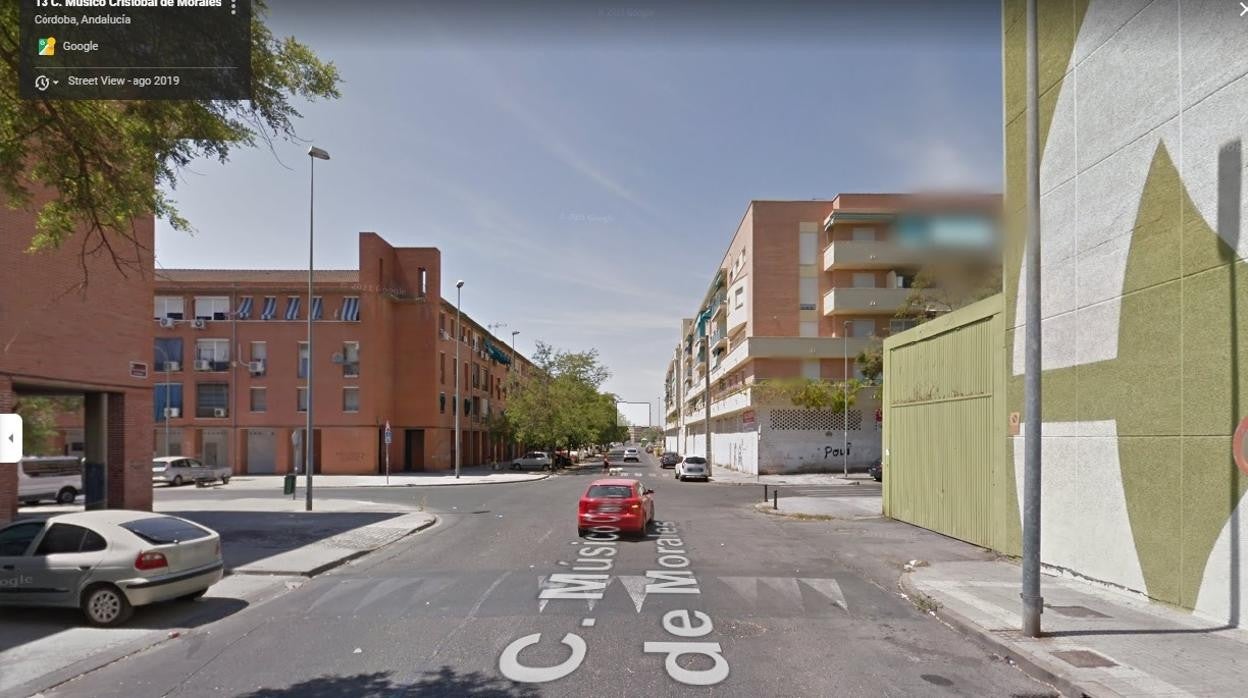 Calle Músico Cristóbal de Morales, donde ha sido el suceso