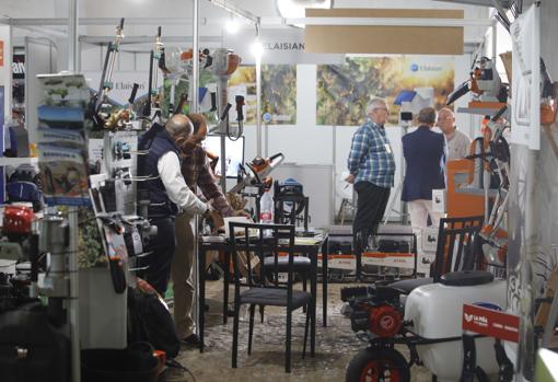 Expositores de la Feria del Olivo en la edición que acaba de concluir