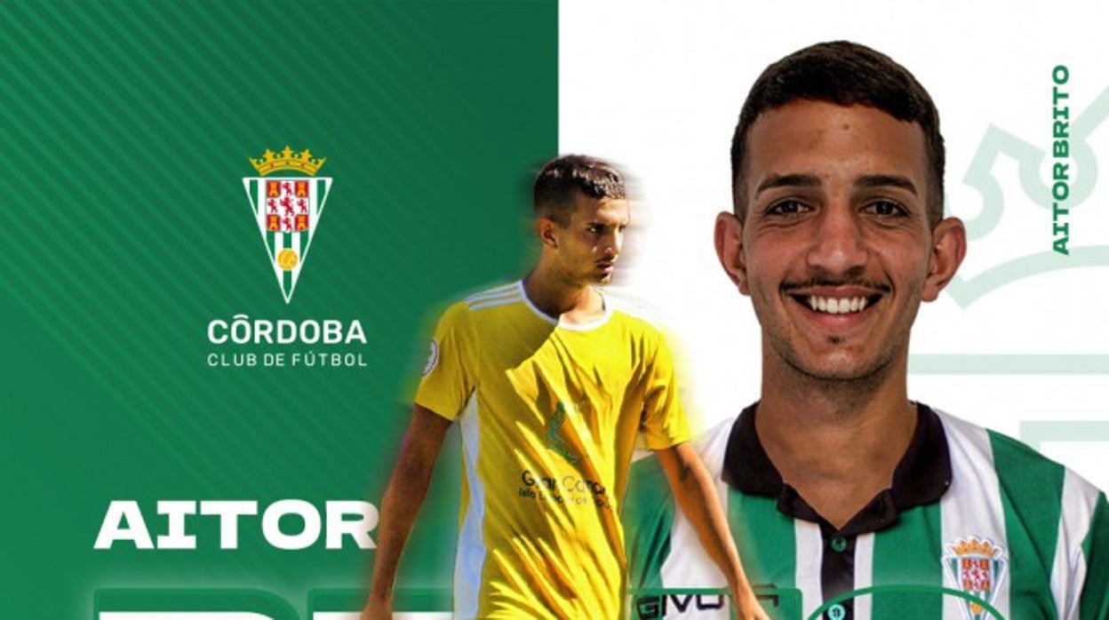 El nuevo jugador del Córdoba B, Aitor Brito