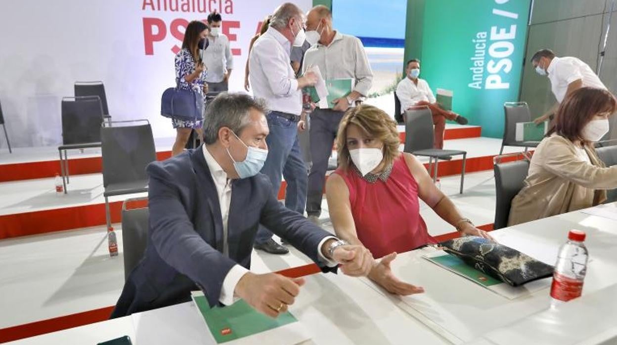Comité Director del PSOE andaluz celebrado el pasado mes de julio cuando se produjo el relevo efectivo de liderazgo entre Espadas y Susana Díaz