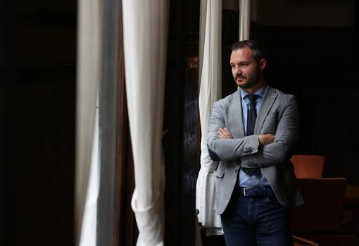 Roberto C. Roldán, en un momento de la entrevista