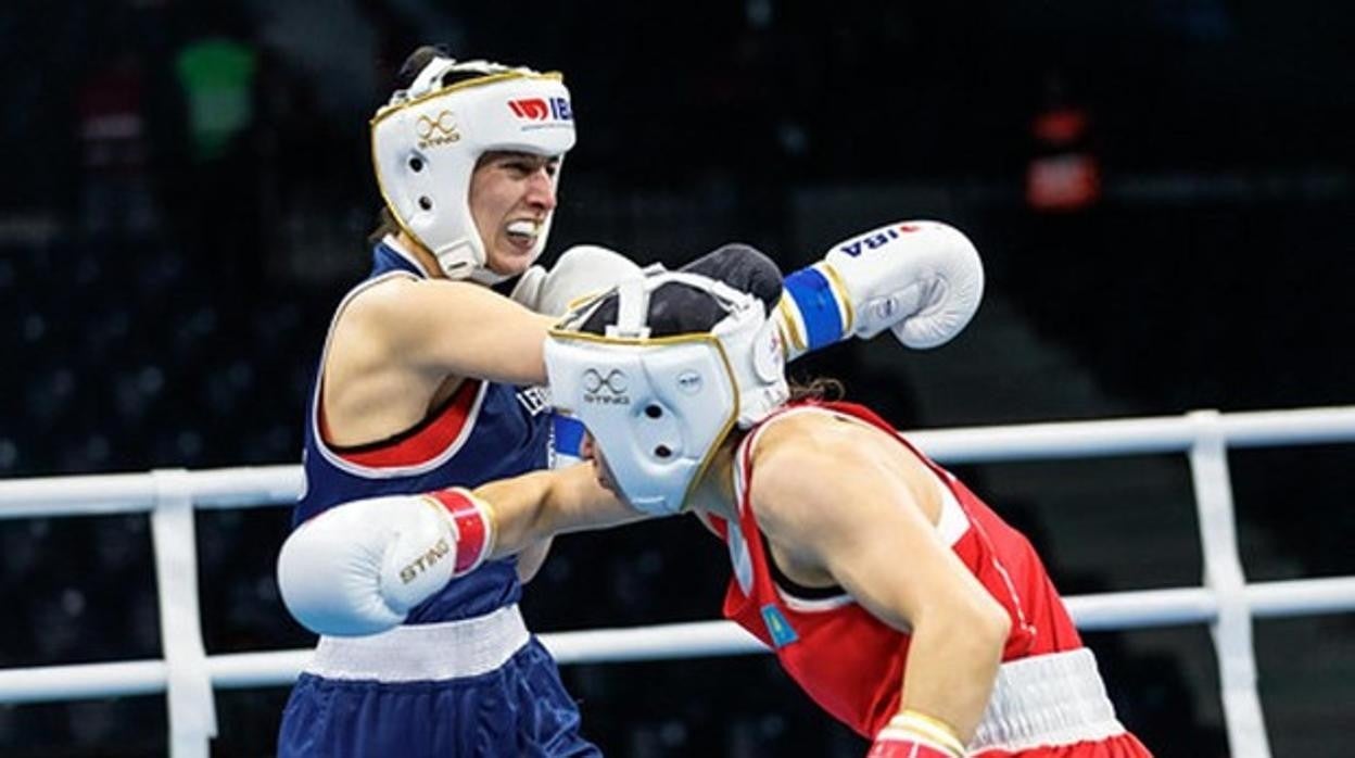 La cordobesa Madueño, en el combate del Campeonato del Mundo