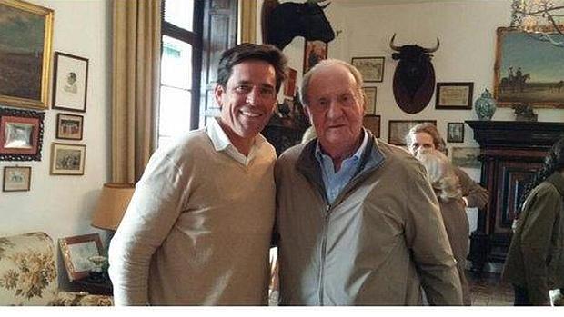 Eduardo Dávila Miura con Juan Carlos I