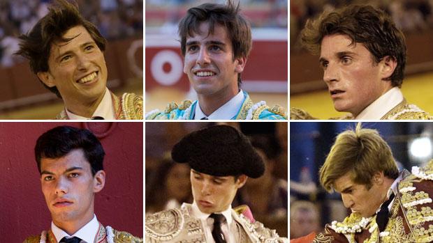 De izquierda a derecha, arriba: Ángel Jiménez, Emilio Silvera y Alfonso Cadaval. Debajo: Rodrigo Molina, Jesús Cuesta y Daniel de la Fuente