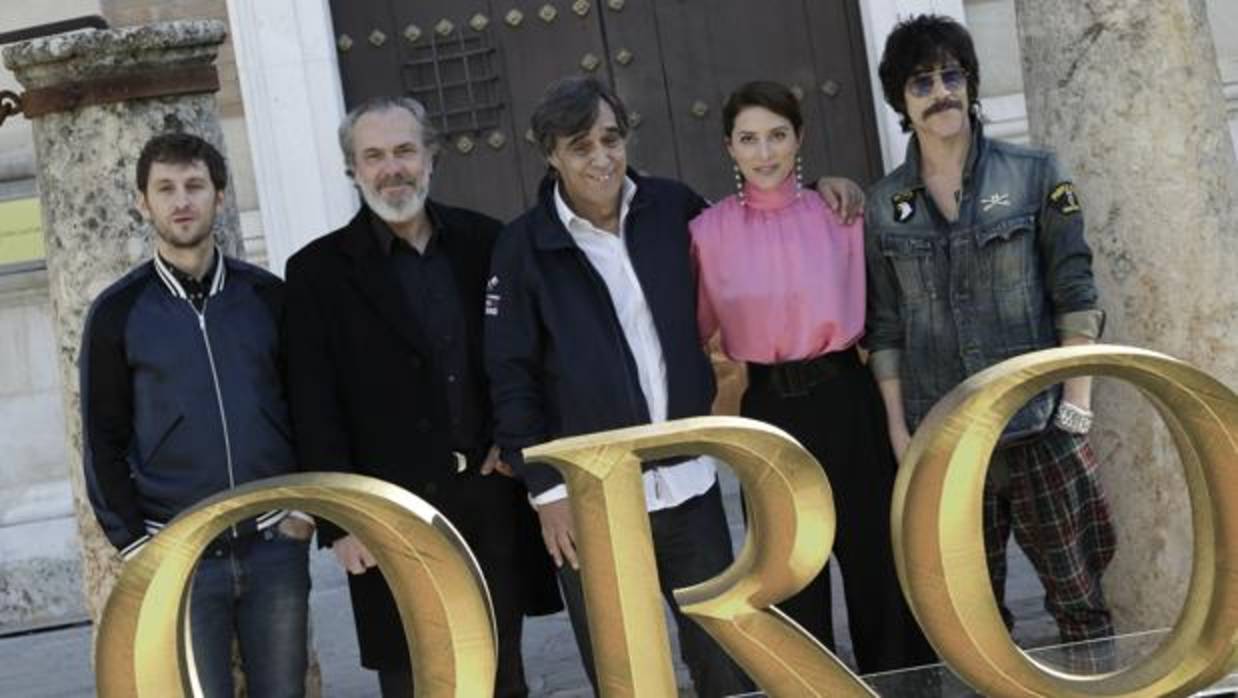 Raúl Arévalo, José Coronado, Agustín Díaz Yanes, Bárbara Lennie y Óscar Jaenada