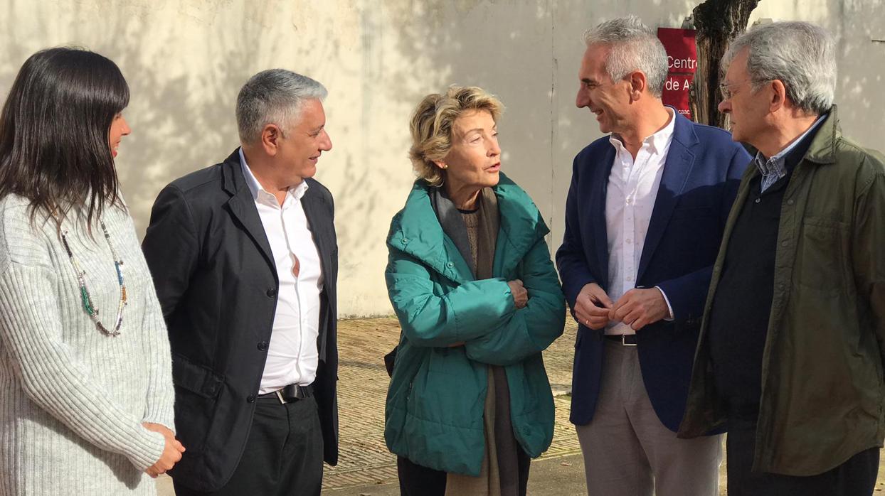 Yolanda Torrubia, Juan Antonio Álvarez Reyes, Soledad Sevilla, Miguel Ángel Vázquez y Juan Suárez