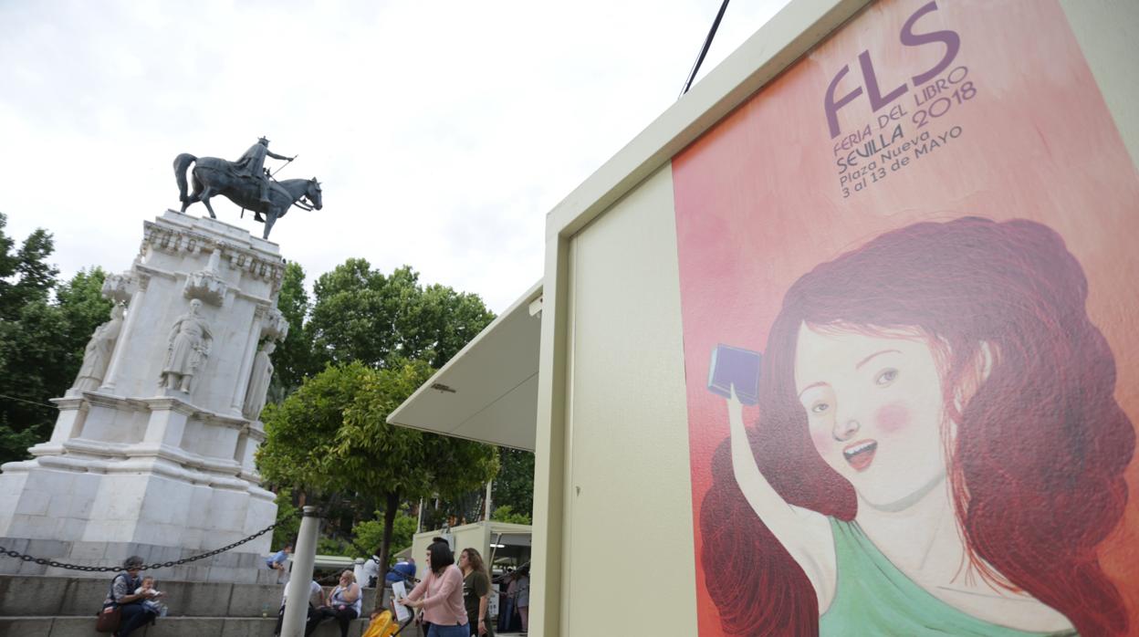 Una imagen de la pasada edición de la Feria, que se celebra en la Plaza Nueva