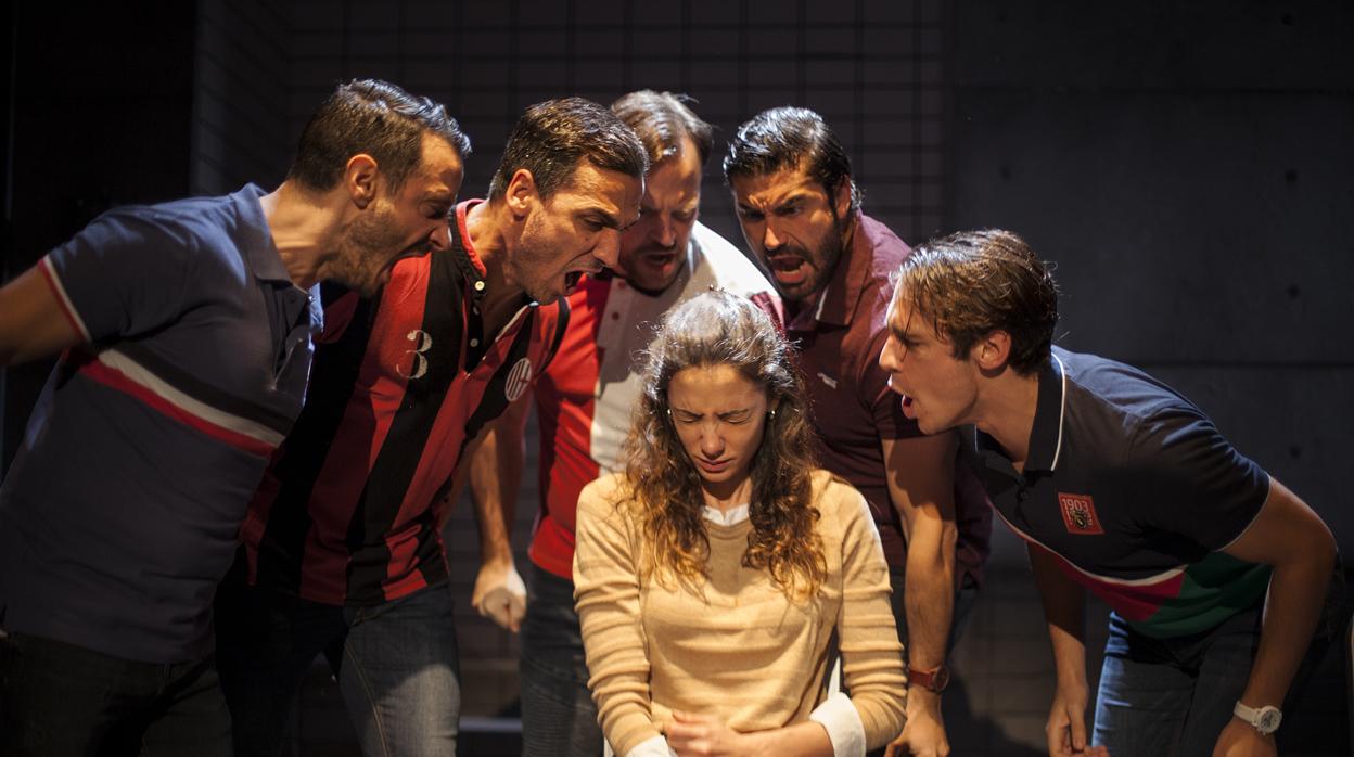 Un momento de la representación