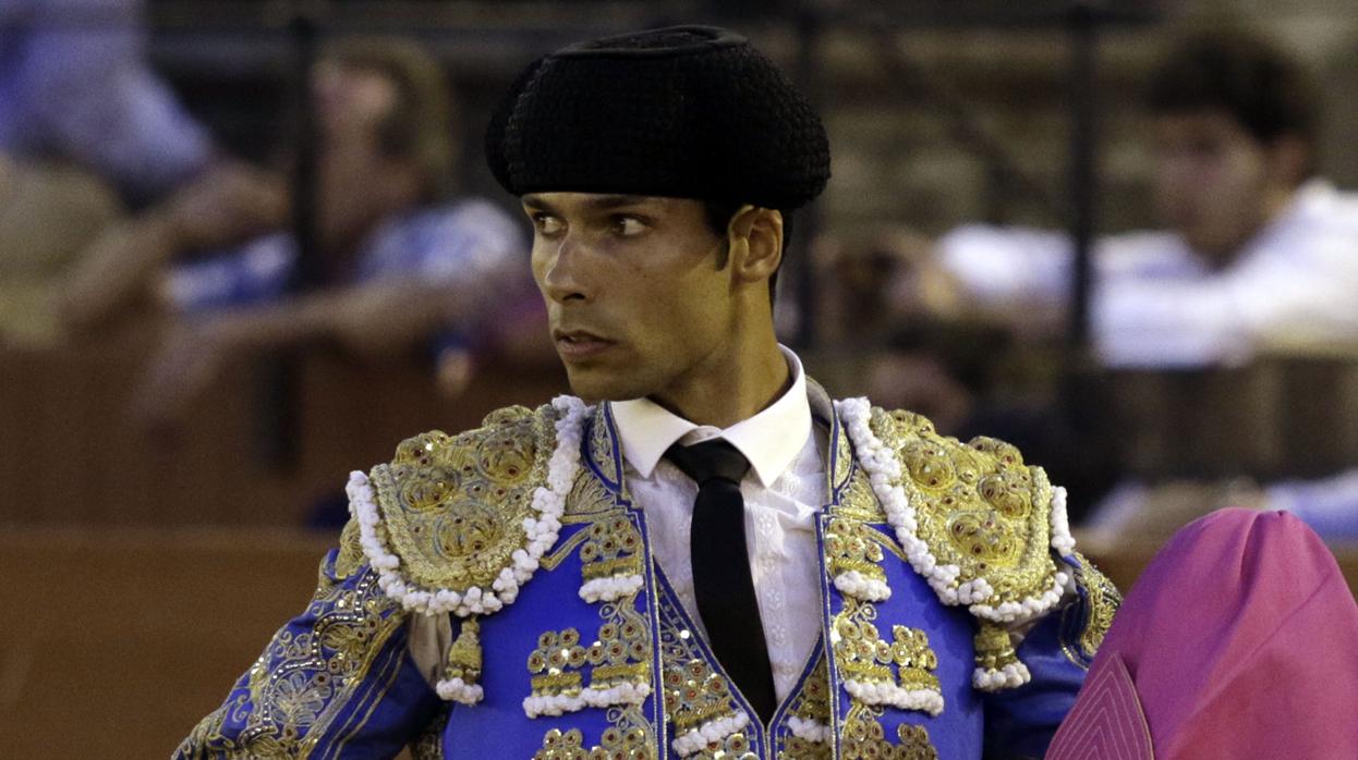 El novillero en el festejo de la pasada temporada en la Maestramza