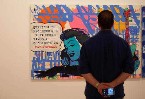 La pintura con nostalgia de Manolo Cuervo se expone en Sevilla