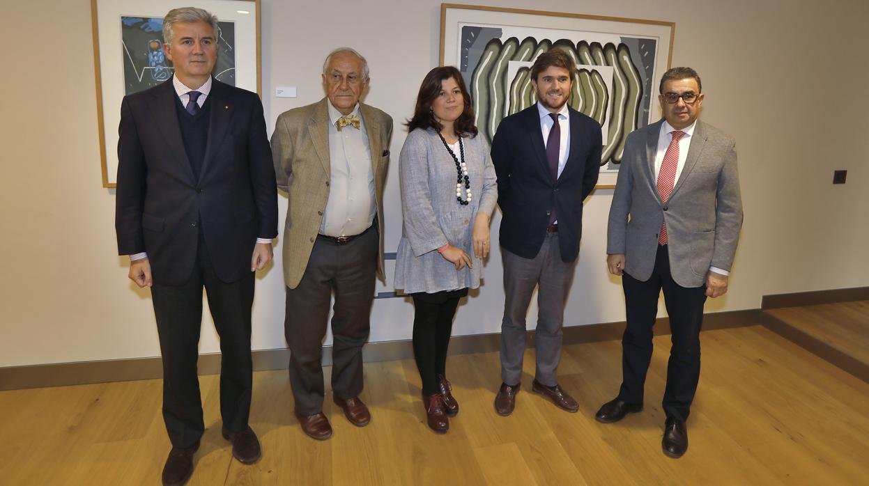 Nicolás Coronel, Inocencio Arias, Marta Parias, José María Mantilla de los Ríos y Francisco Robles